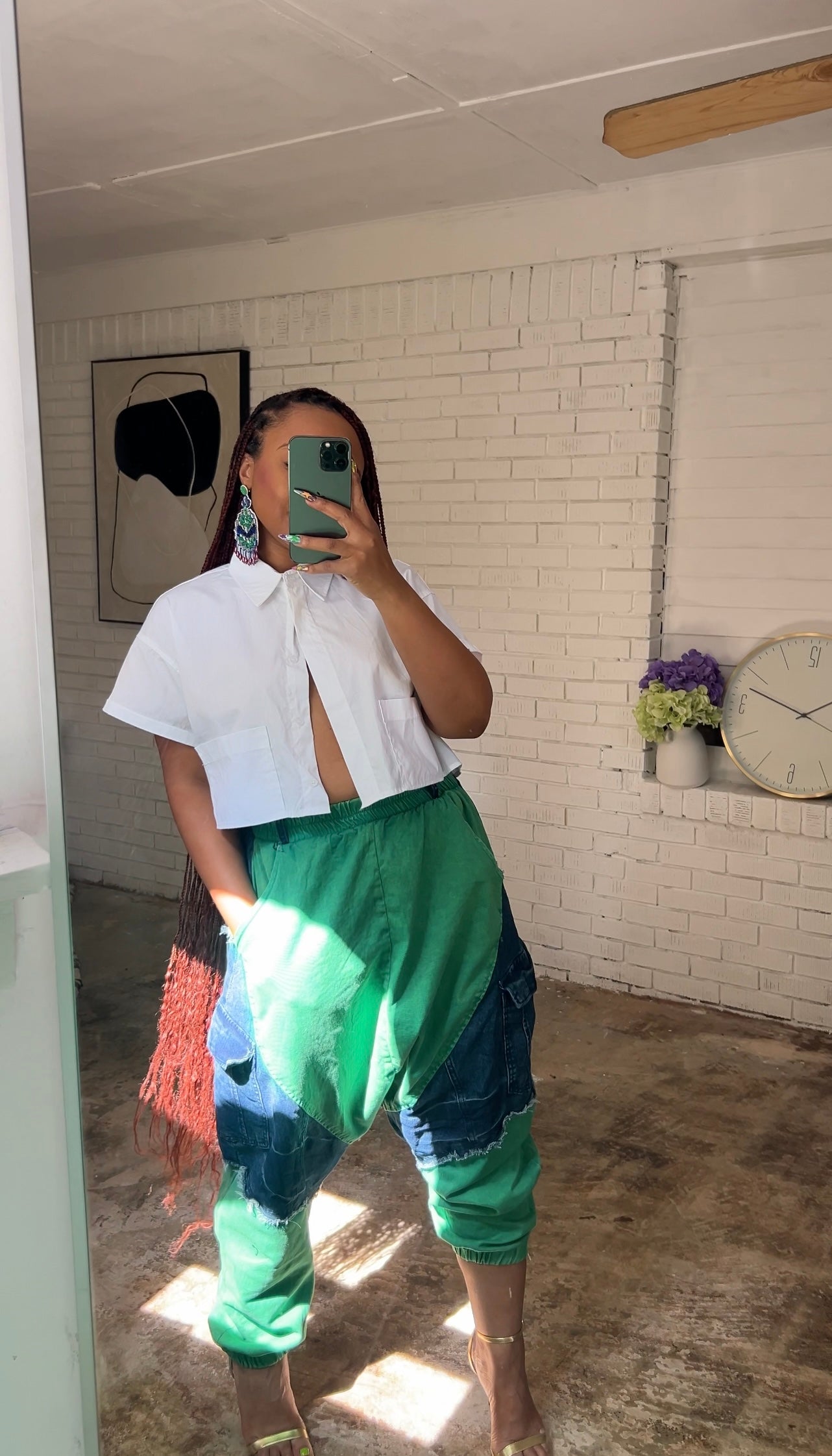 Don’t Hurt Yourself Acid Wash Pants