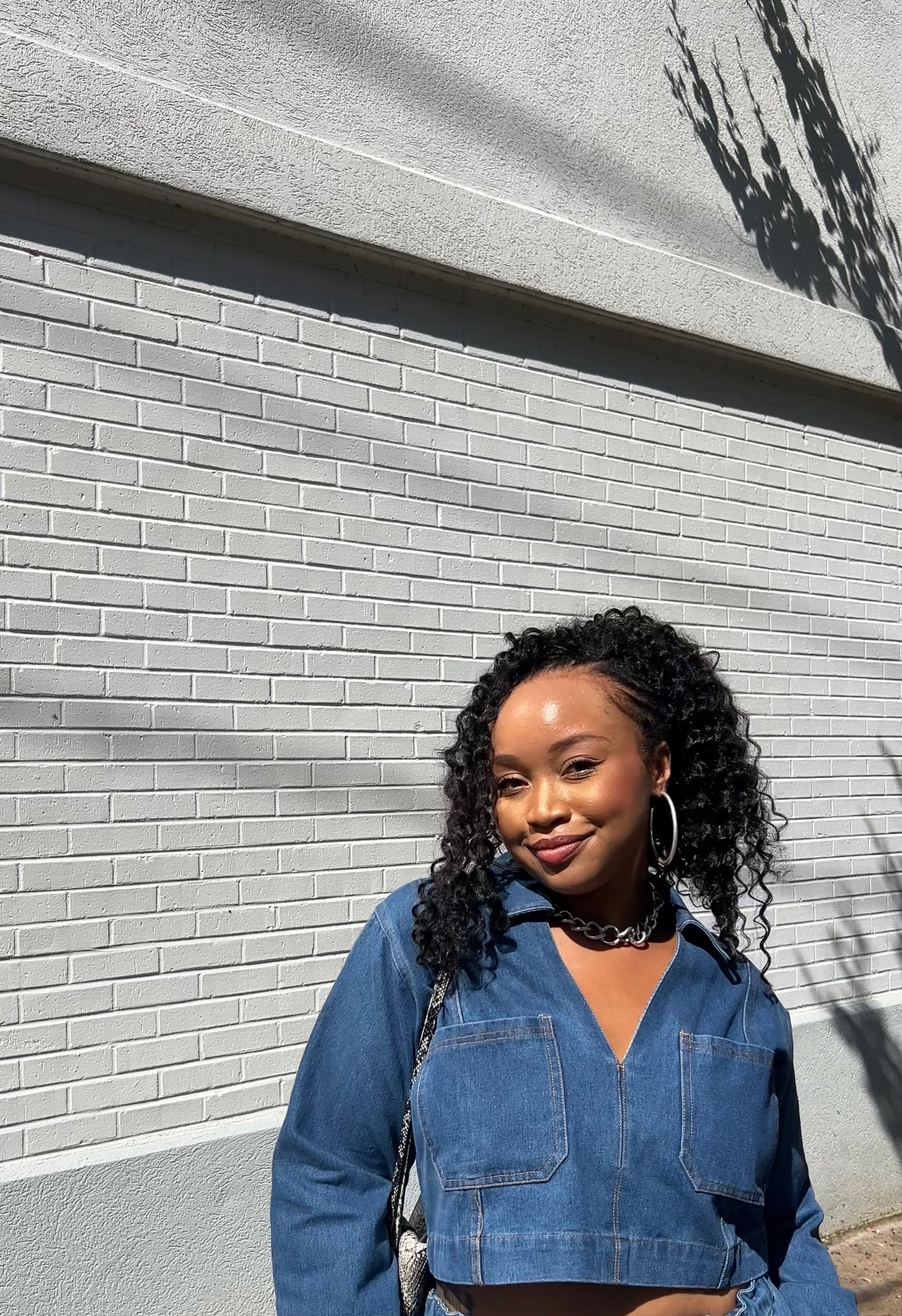 Denim Aura top